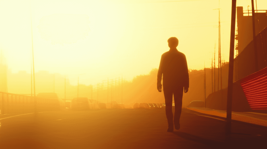 Sunlit Steps (Andrew's Morning) 1