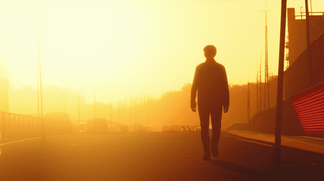 Sunlit Steps (Andrew's Morning) 2