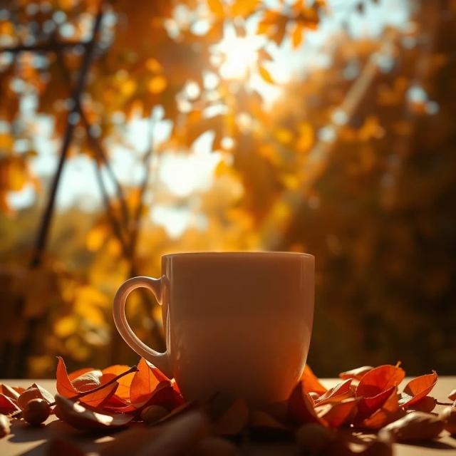 Осень в чашке (Динамичная версия) 2