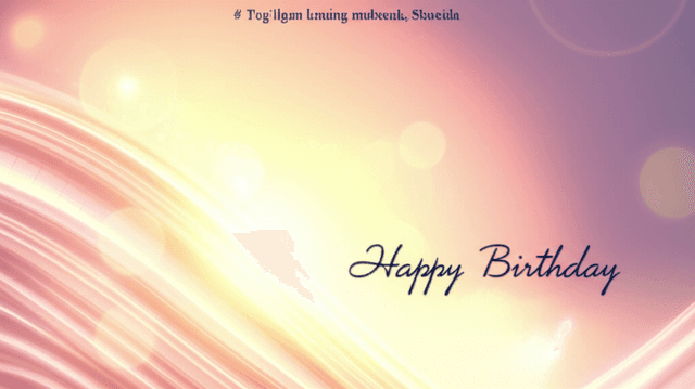 Tug‘ilgan kuning muborak, Shoxida 2