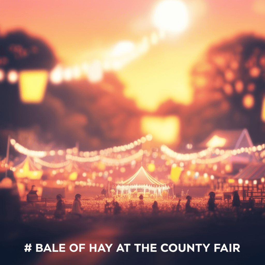 Bale of Hay at the County Fair 2
