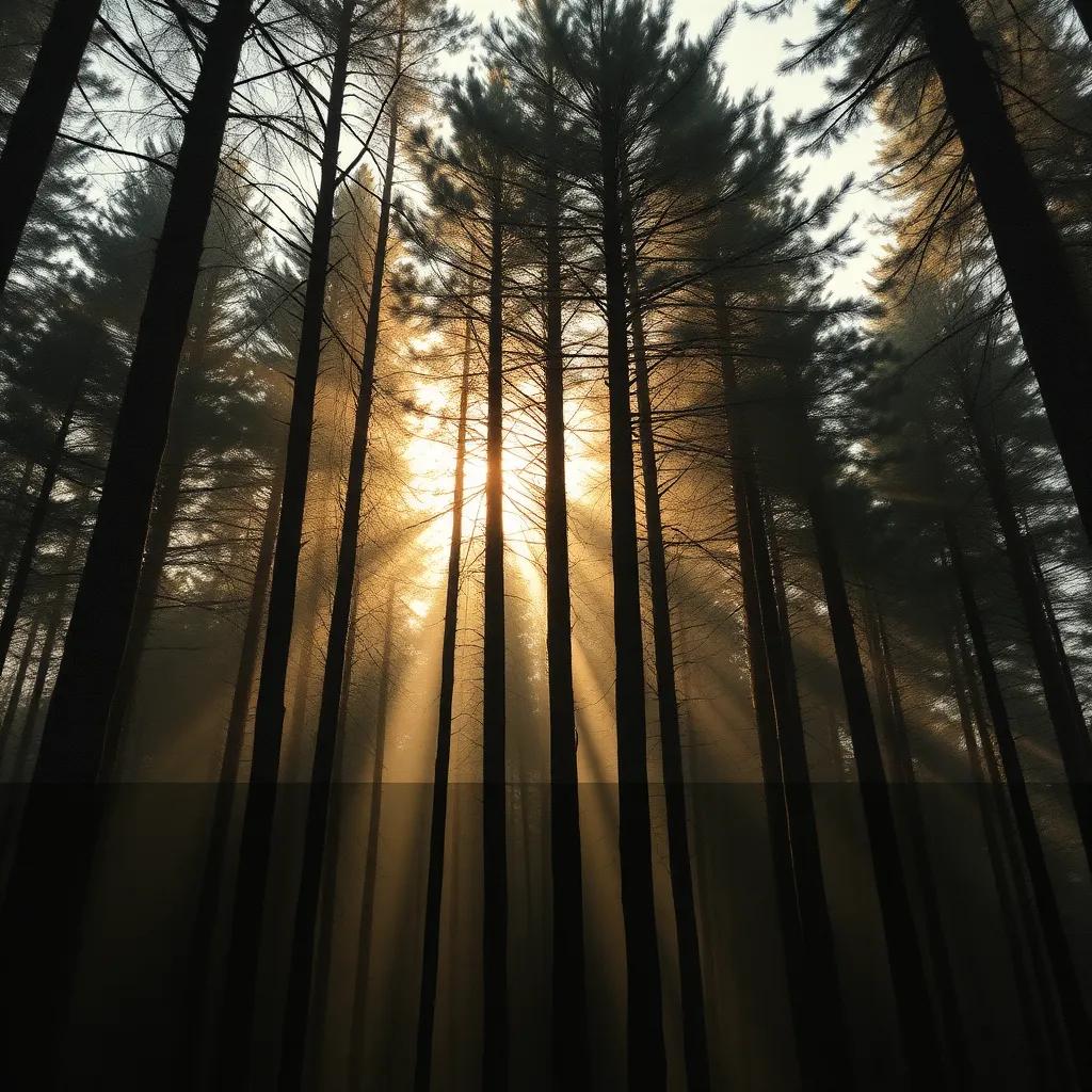 Sunlight Through the Pines 2