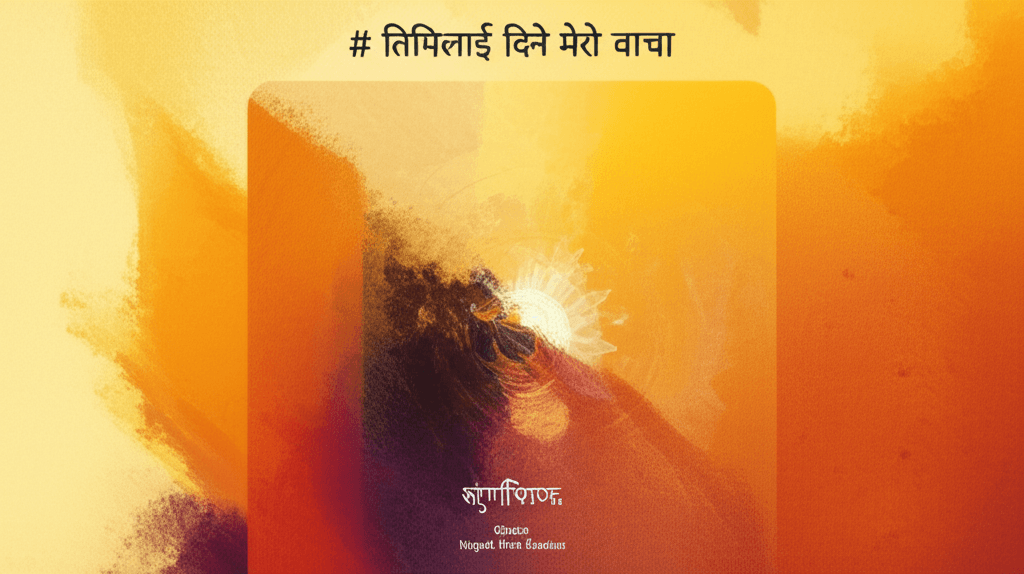 तिमीलाई दिने मेरो वाचा 1