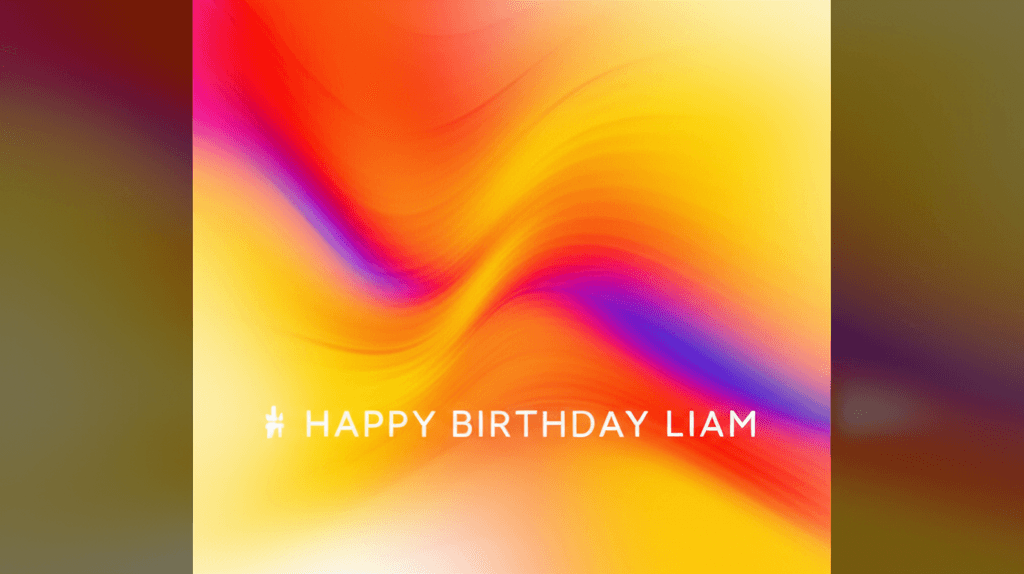 Happy Birthday Liam 1