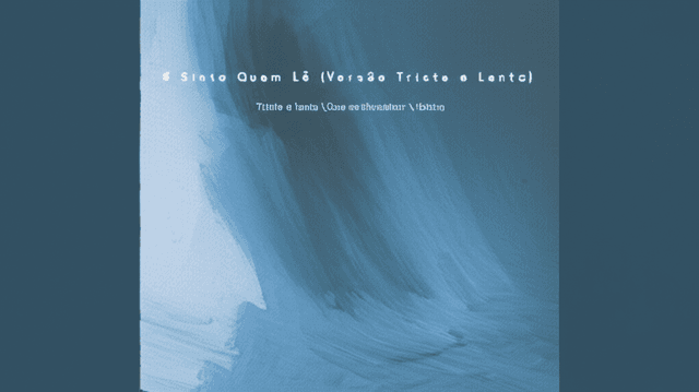 Sinta Quem Lê (Versão Triste e Lenta) 2