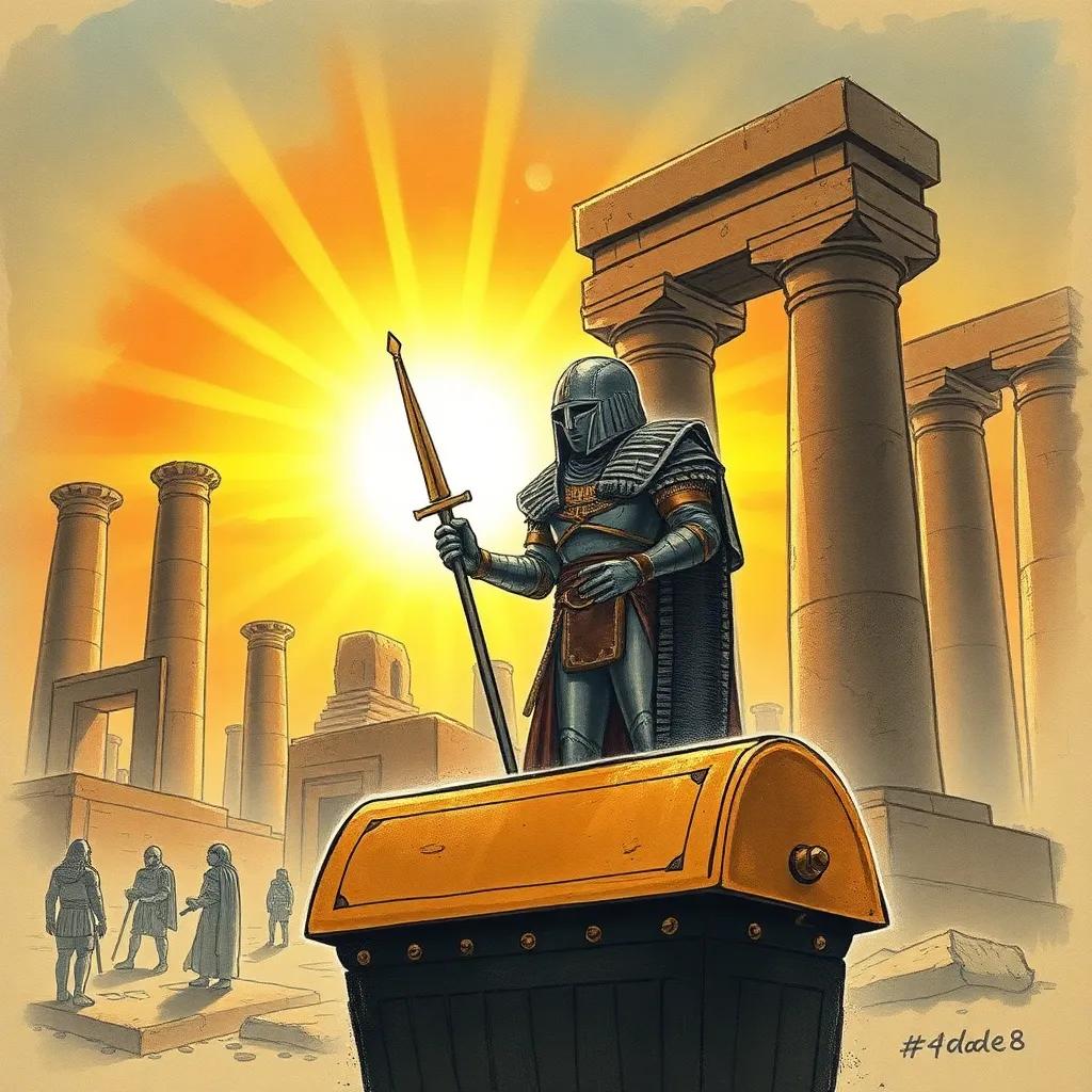 Neon Sarcophagus (Mummy Knight) 1