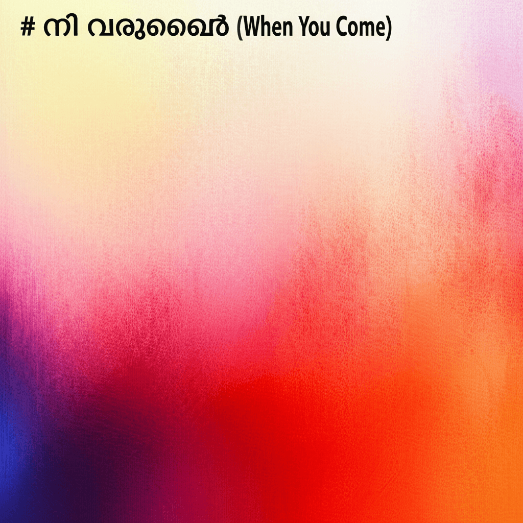 നീ വരുമ്പോൾ (When You Come) 2