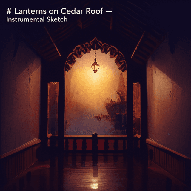 Lanterns on Cedar Roof — Instrumental Sketch 1