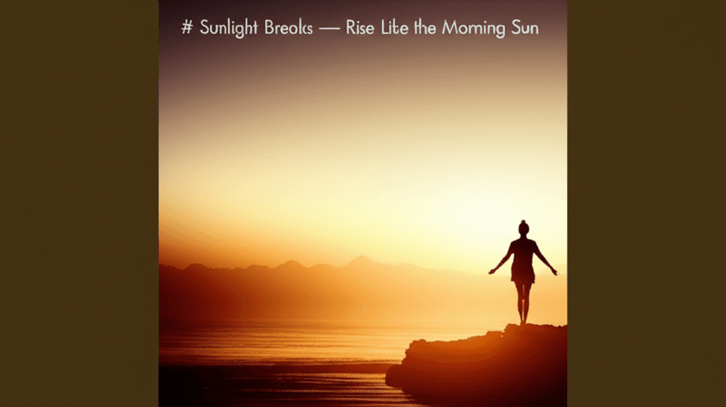 Sunlight Breaks — Rise Like the Morning Sun 1