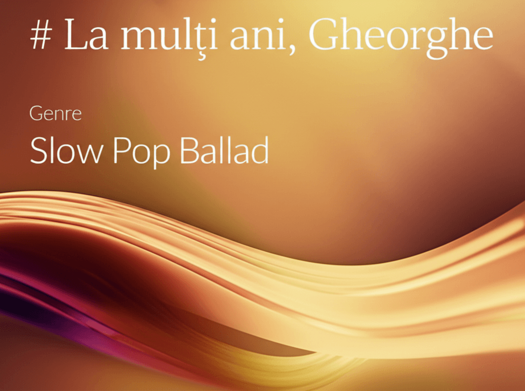 La mulți ani, Gheorghe 1