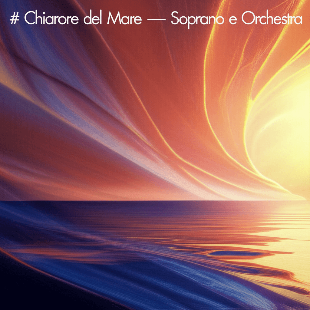 Chiarore del Mare — Soprano e Orchestra
