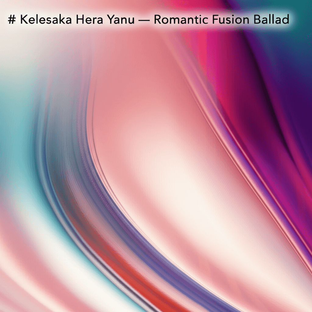 Kelesaka Hera Yanu — Romantic Fusion Ballad