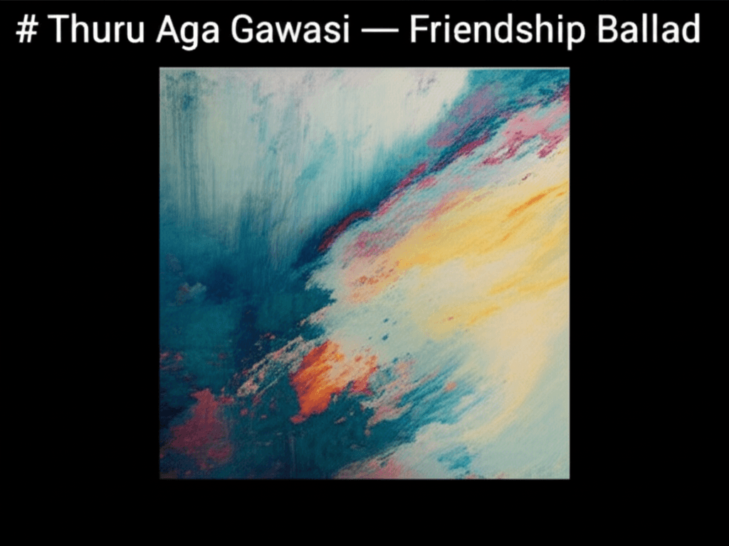 Thuru Aga Gawasi — Friendship Ballad