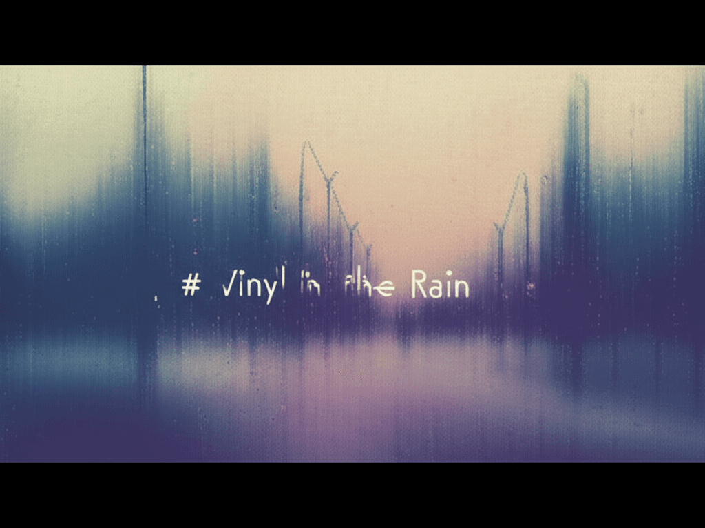 Vinyl in the Rain 1
