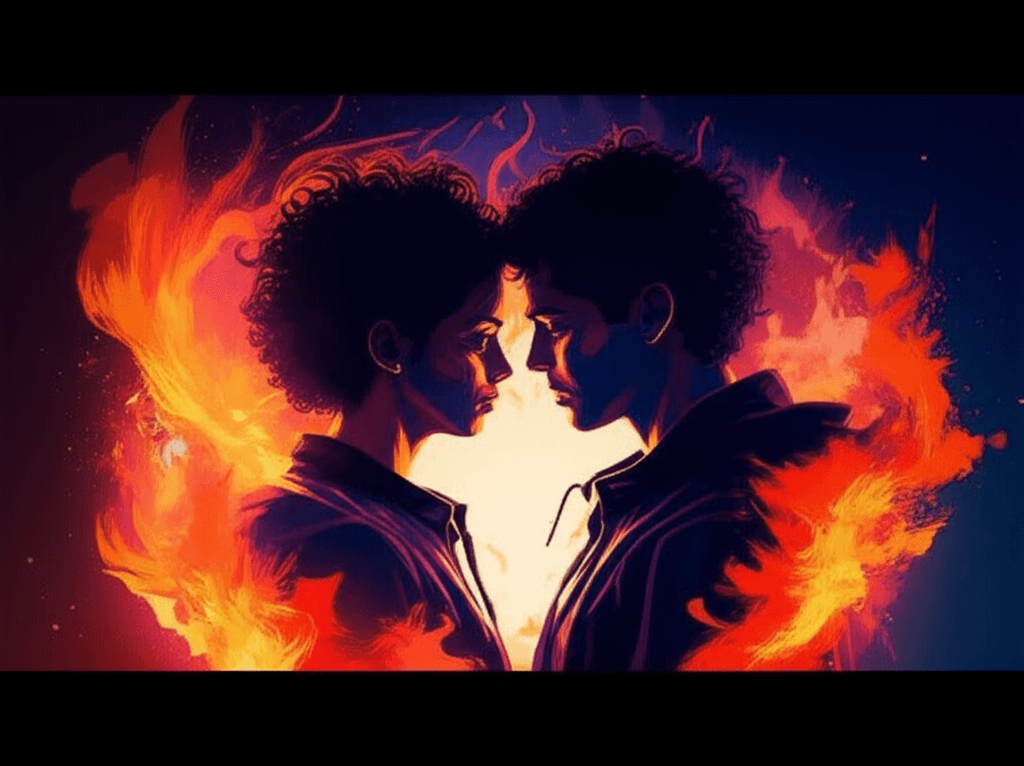 Vibrant Flames of the Heart 2