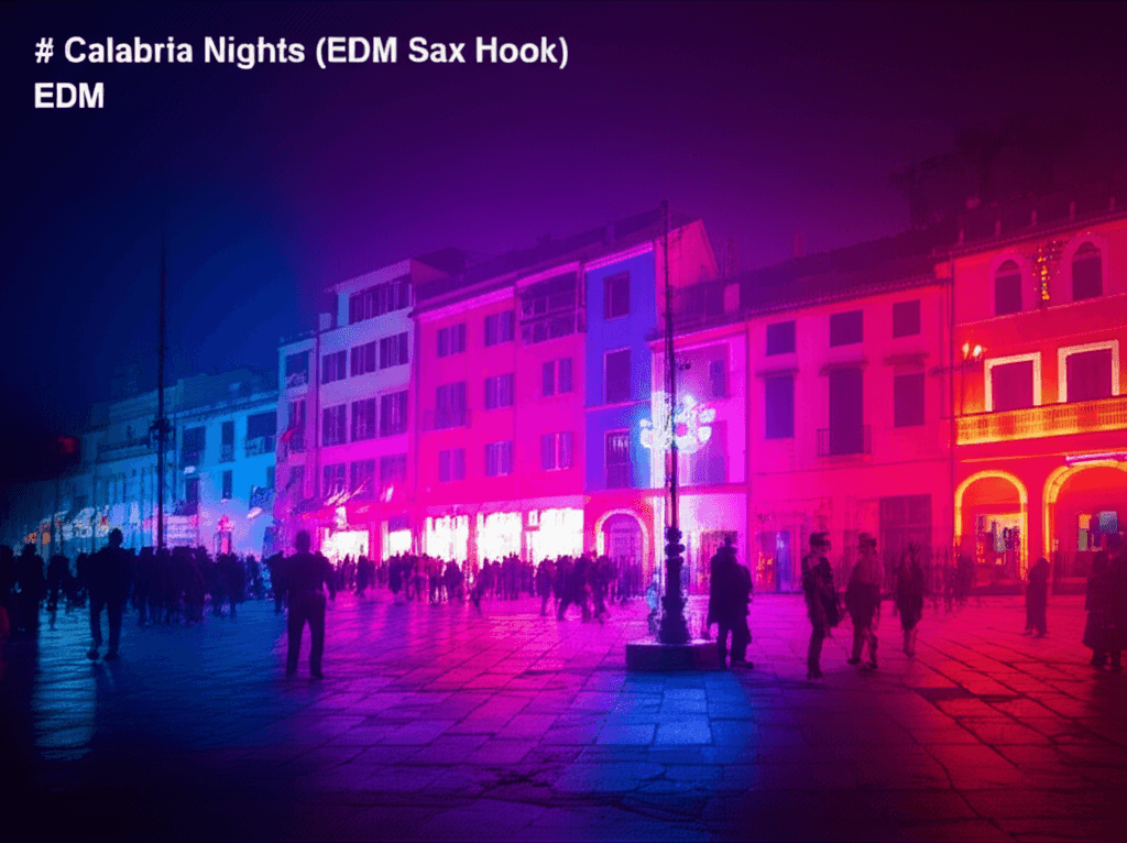 Calabria Nights (EDM Sax Hook) 1