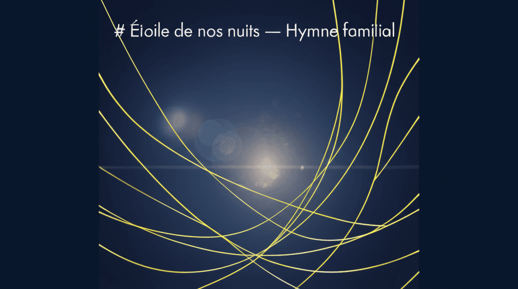 Étoile de nos nuits — Hymne familial 1
