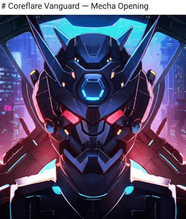 Coreflare Vanguard — Mecha Opening 1