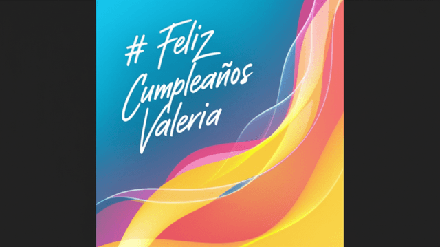 Feliz Cumpleaños Valeria - Pop Latino 1