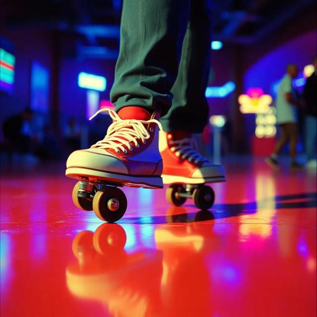 Neon Nightmare in a Rainbow Storm 1