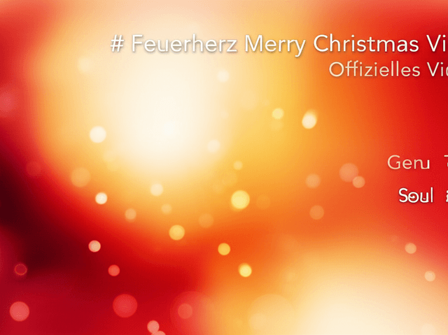 Feuerherz Merry Christmas Offizielles Vi 1