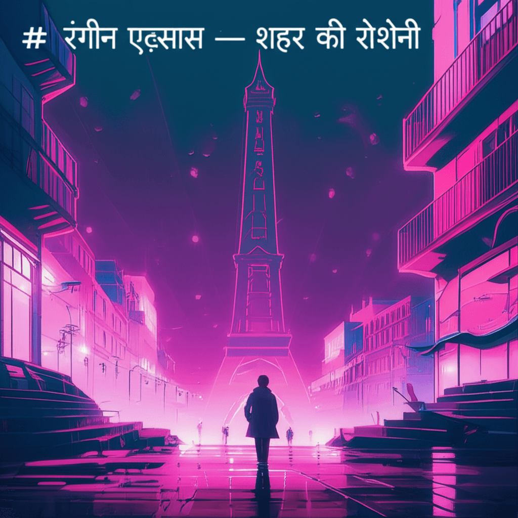 रंगीन एहसास — शहर की रोशनी 1