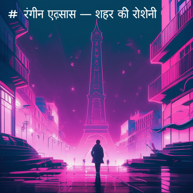 रंगीन एहसास — शहर की रोशनी 1