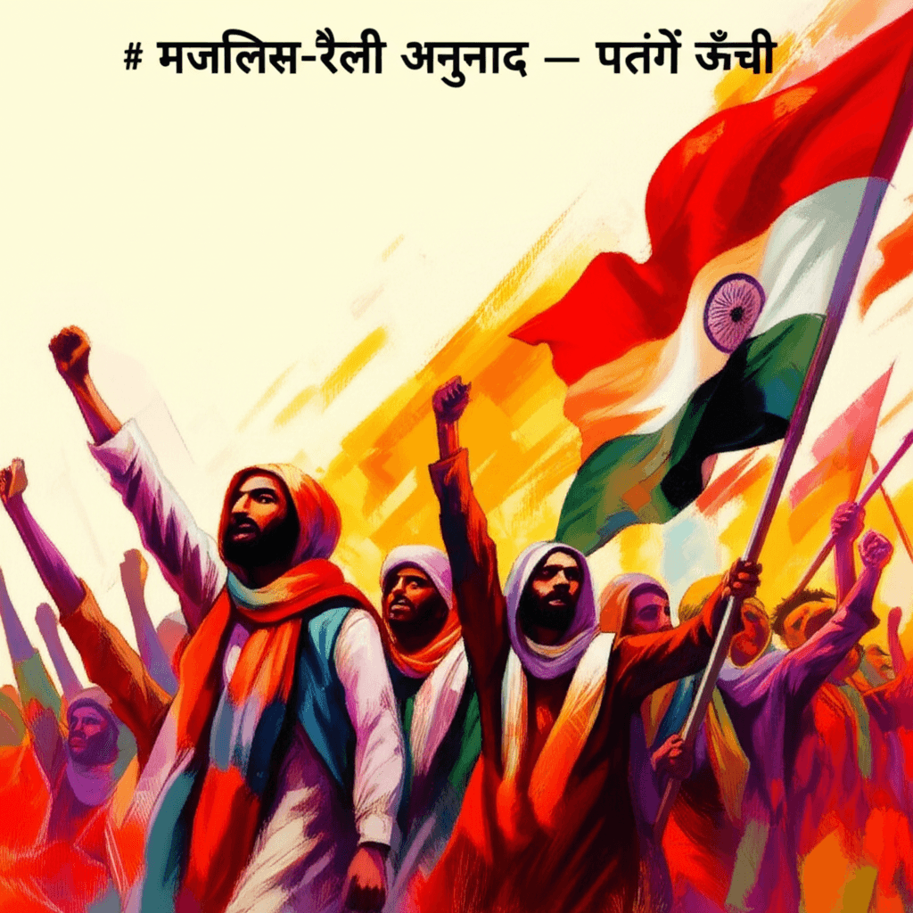 मजलिस-रैली अनुनाद — पतंगें ऊँची 2