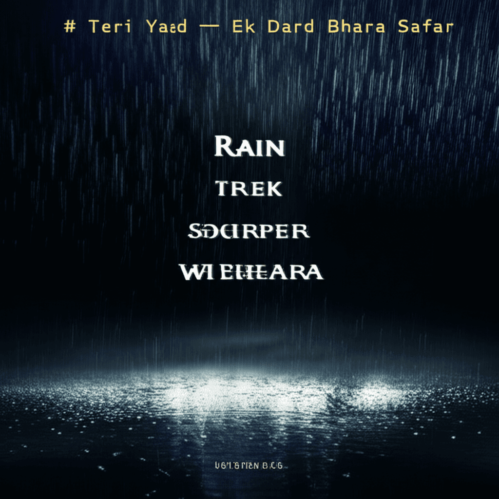 Teri Yaad — Ek Dard Bhara Safar 1