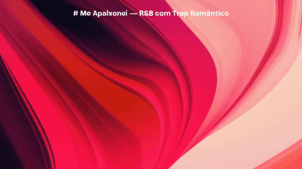 Me Apaixonei — R&B com Trap Romântico 1