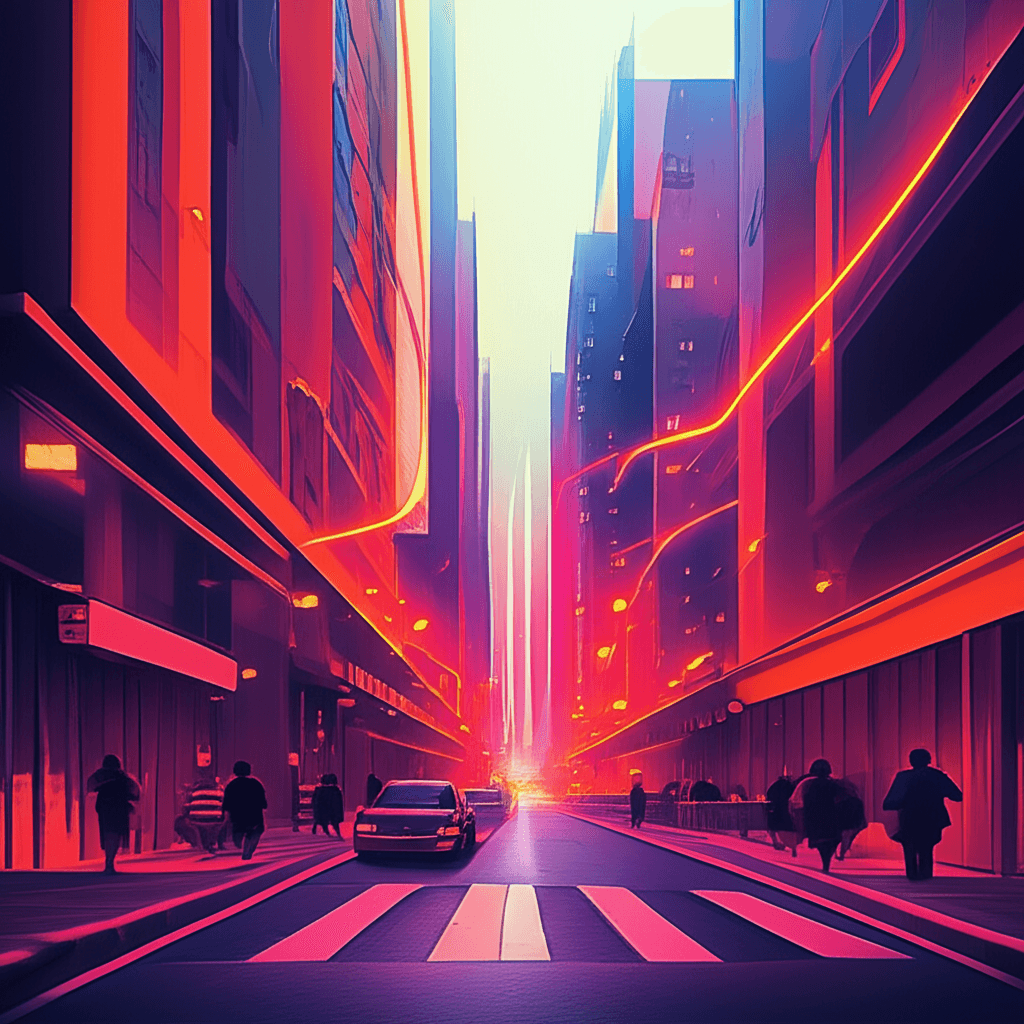 Neon Heartbeat of the City 2