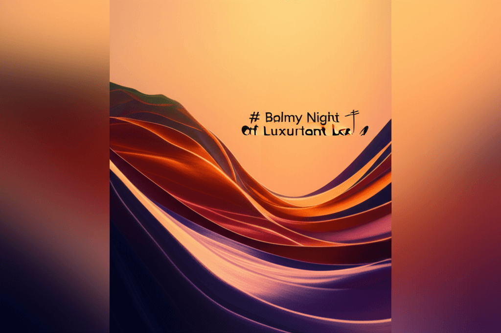 Balmy Night of Luxuriant Love 2