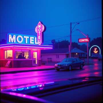Neon Midnight Boulevard