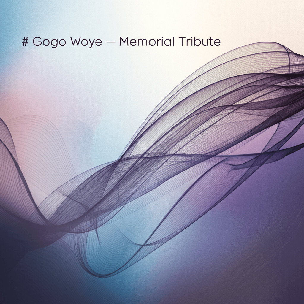 Gogo Woye — Memorial Tribute 1