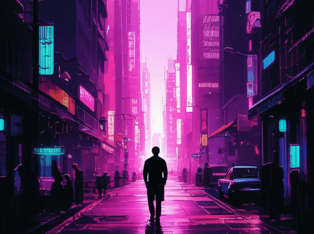 Neon Electric Heartbeat 2