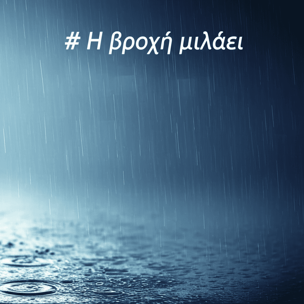 Η βροχή μιλάει 1