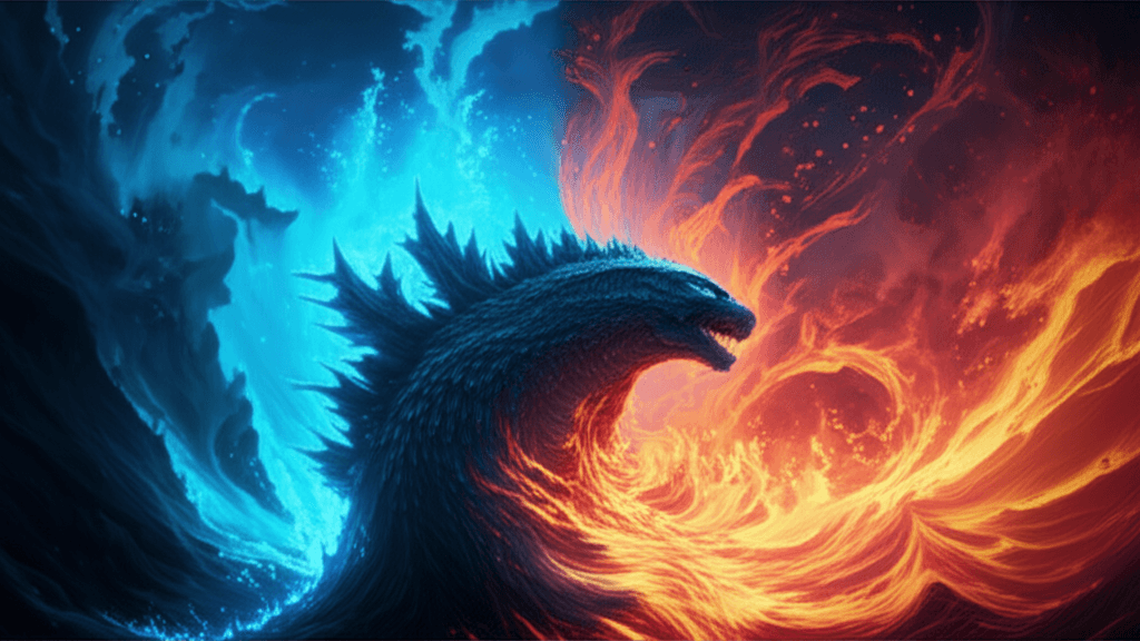 Godzilla: Espíritu de Fuego y Mar (Intro Anime) 1