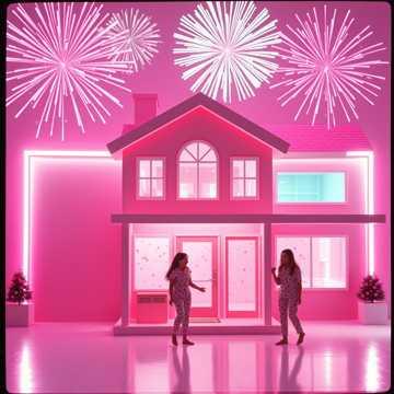 Festa do Pijama na Barbie House