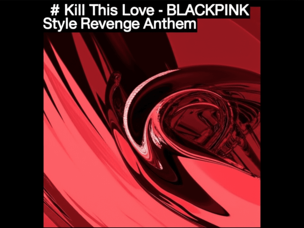 Kill This Love - BLACKPINK Style Revenge Anthem 1