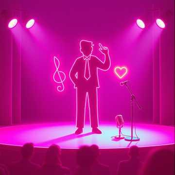 Chris on Stage, Dad in My Heart