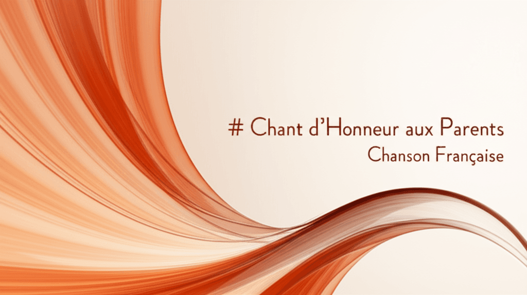 Chant d'Honneur aux Parents 1
