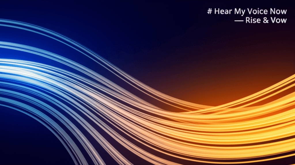 Hear My Voice Now — Rise & Vow 1