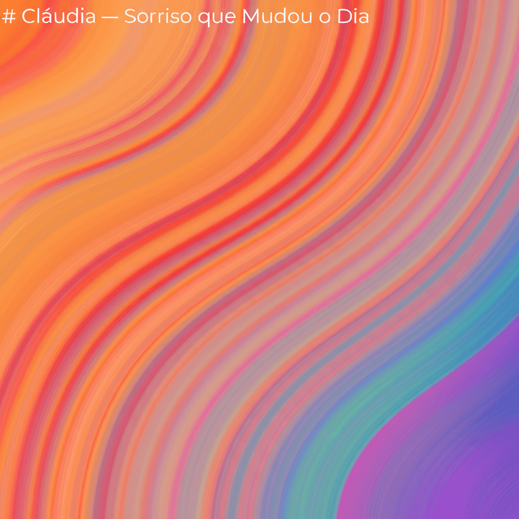 Cláudia — Sorriso que Mudou o Dia 1