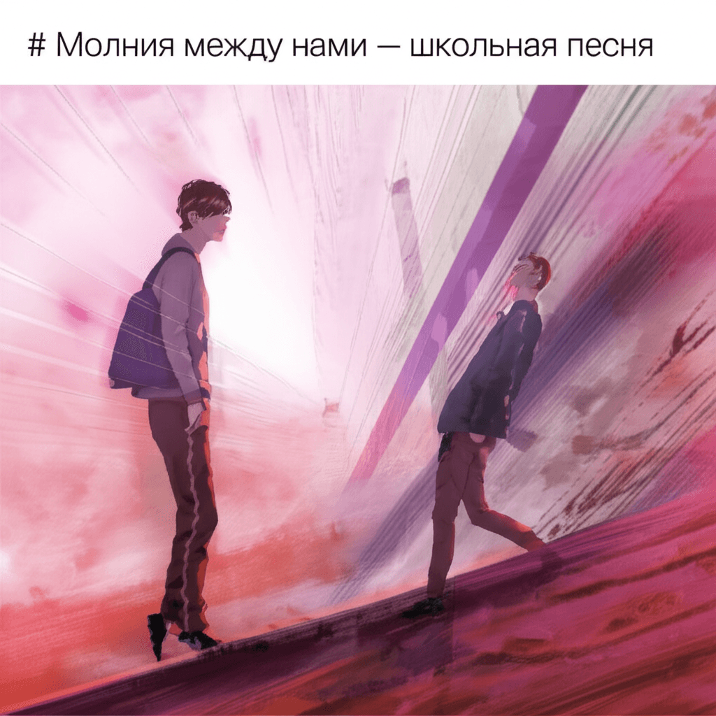 Молния между нами — школьная песня 2