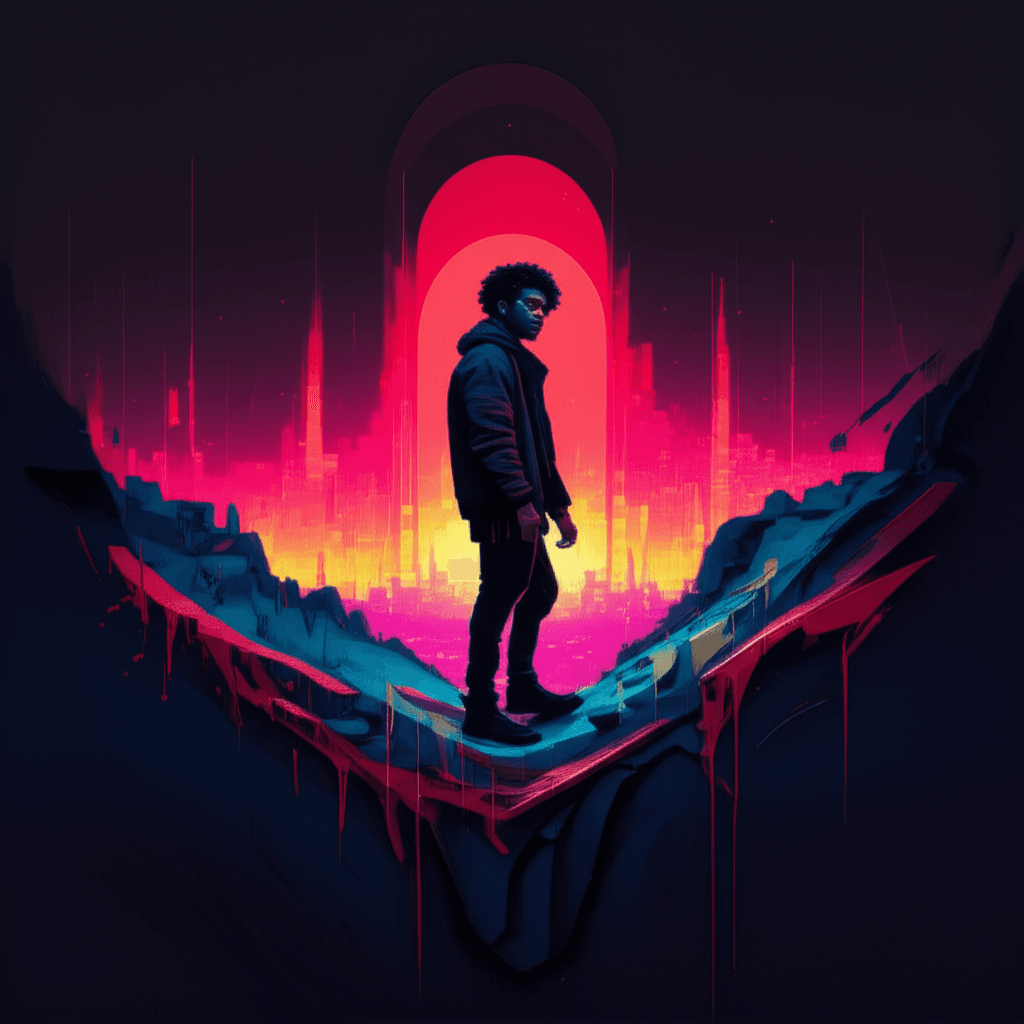 Neon Scar: Vibrant Rap Anthem