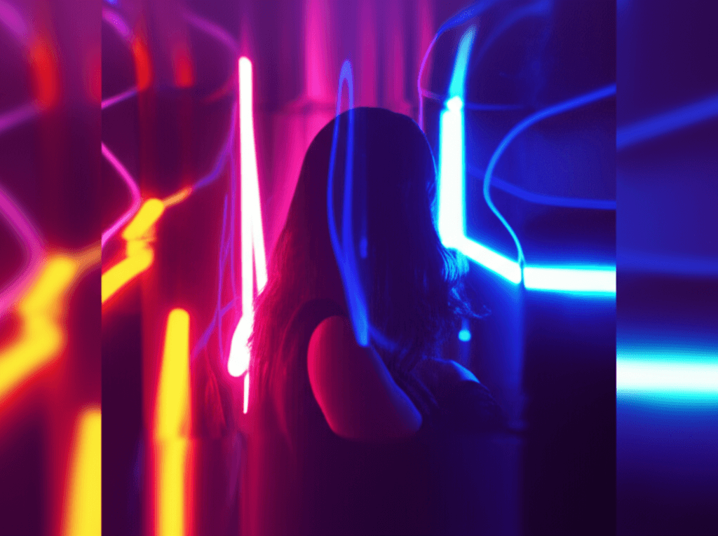 Neon Echoes of the Heart 1