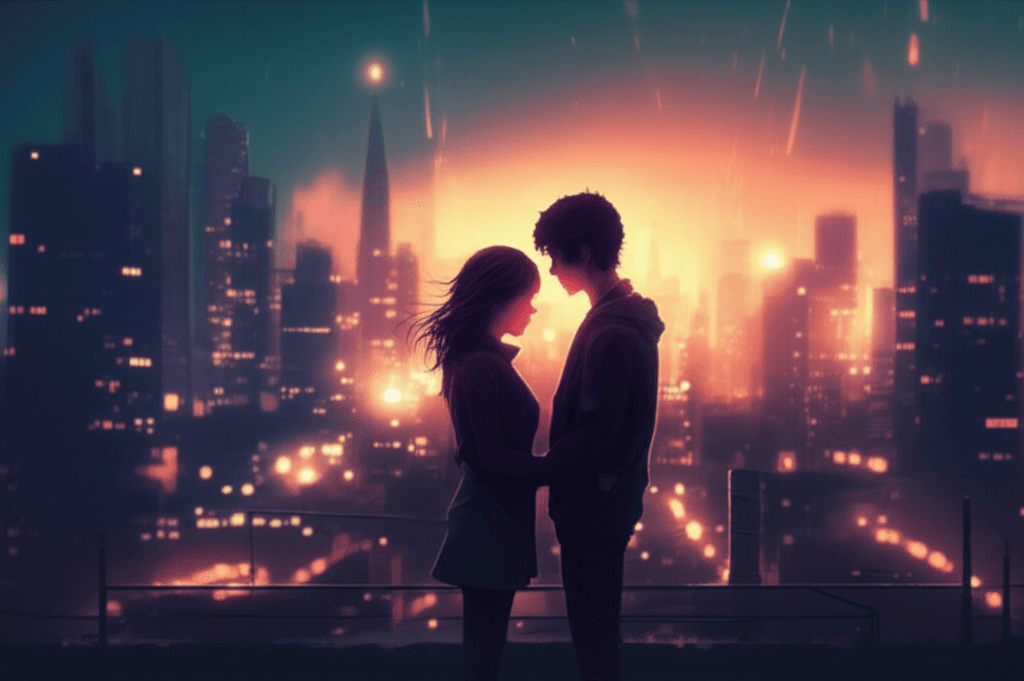 Rooftop Heartbeats at Midnight 1