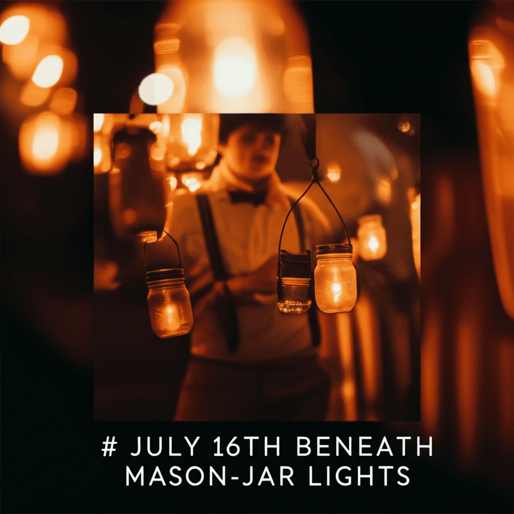 July 16th Beneath Mason-Jar Lights 1