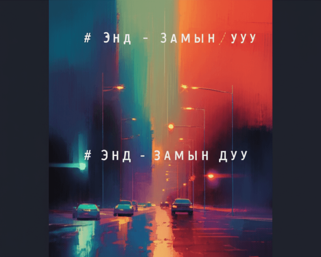 Энд - Замын Дуу 1