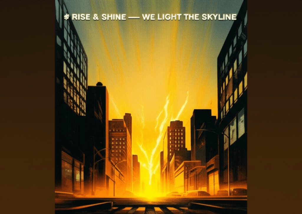 Rise & Shine — We Light the Skyline 1